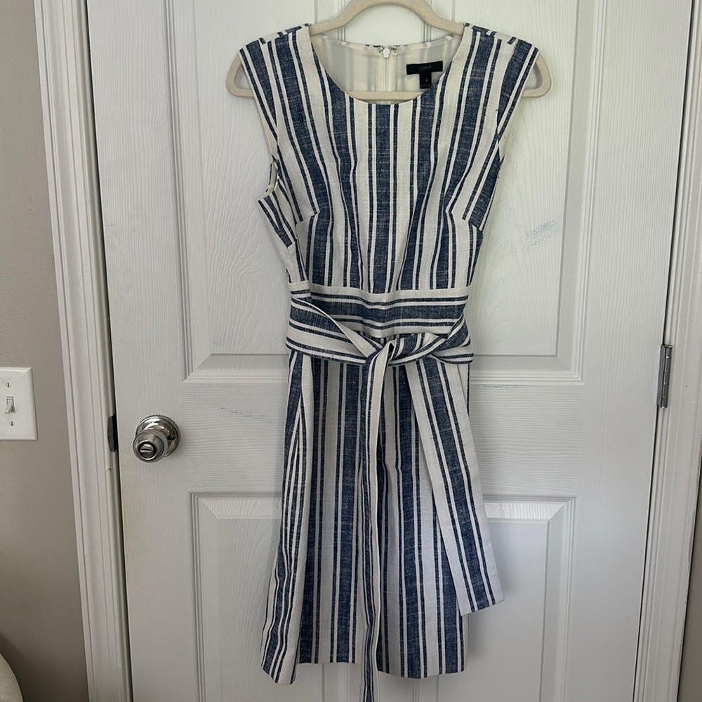 JCrew belted dress